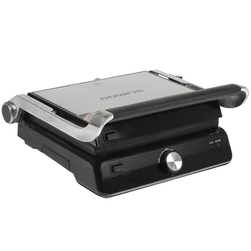 

Гриль Polaris PGP 2102 2 кВт, серебристый/черный (PGP 2102), PGP 2102