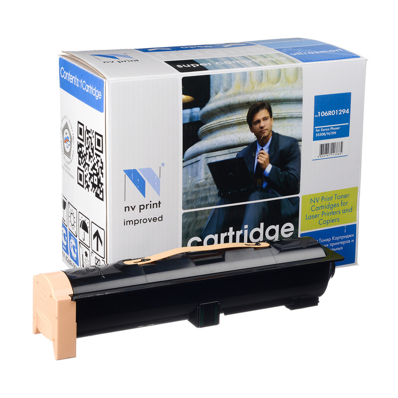

Картридж лазерный NV Print NV-106R01294 (106R01294), черный, 35000 страниц, совместимый для Xerox Phaser 5550