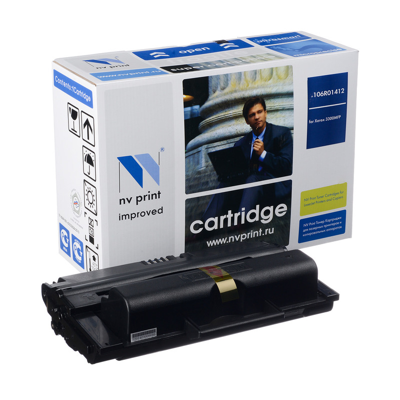 

Картридж лазерный NV Print NV-106R01412 ( 106R01412), черный, 8000 страниц, совместимый для Xerox Phaser 3300MFP