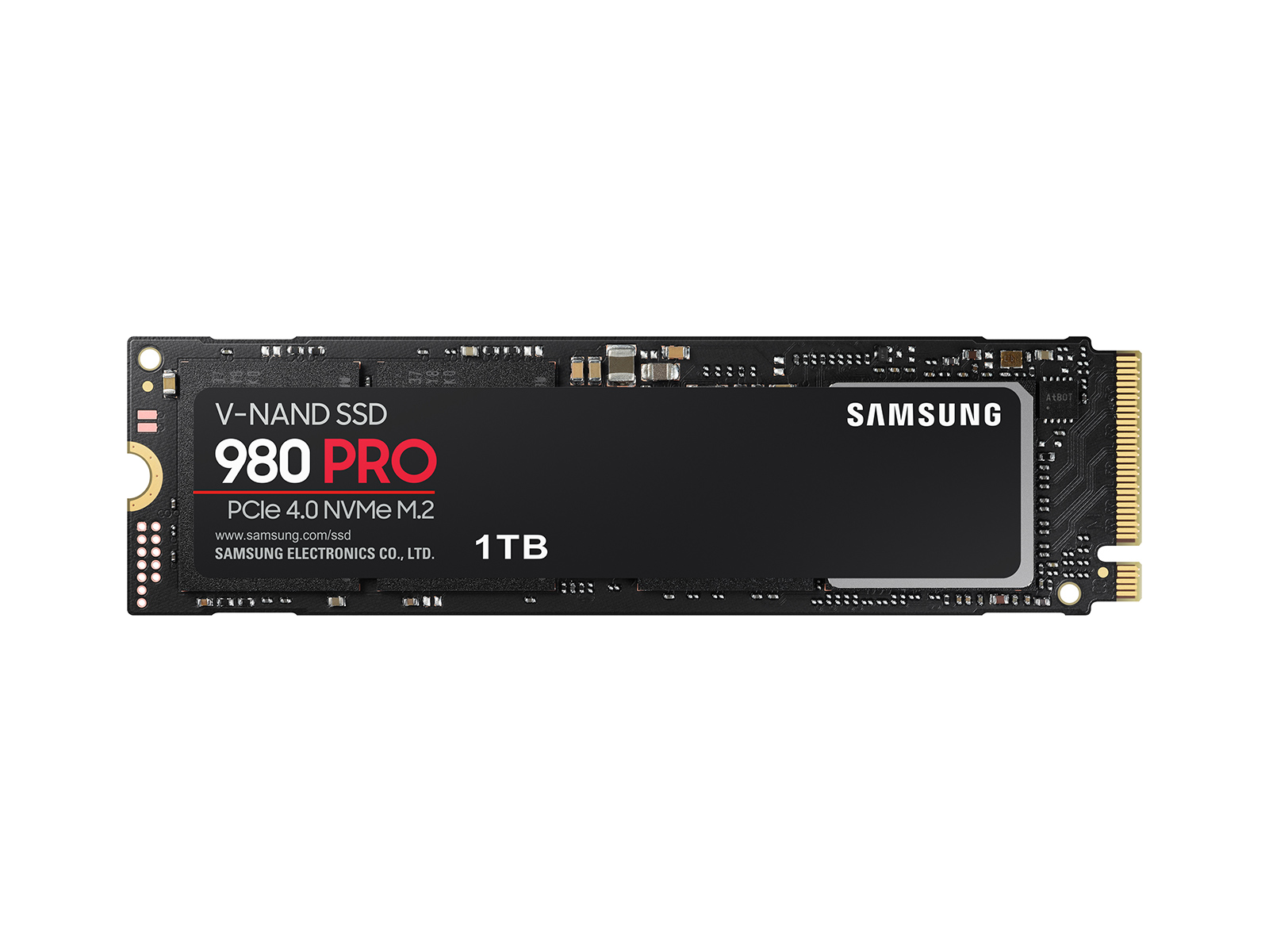 

Твердотельный накопитель (SSD) Samsung 1Tb 980 PRO, 2280, PCIe 4.0 x4, NVMe (MZ-V8P1T0B/AM) Retail