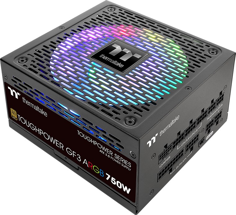 Блок питания 750 Вт, Thermaltake Toughpower GF3 ARGB, 140 мм 80 Plus Gold
