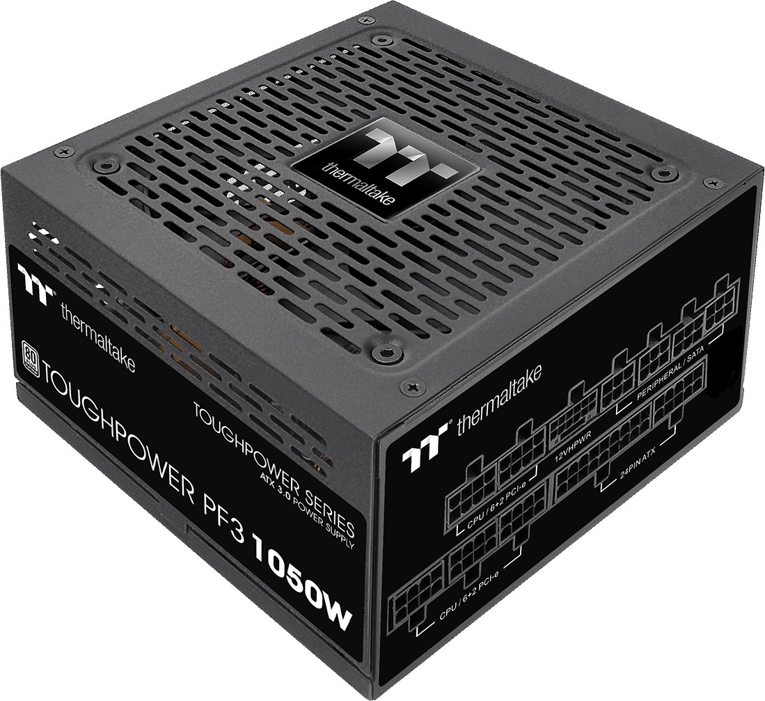 Блок питания 1050 Вт, Thermaltake Toughpower PF3, 120 мм 80 Plus Platinum