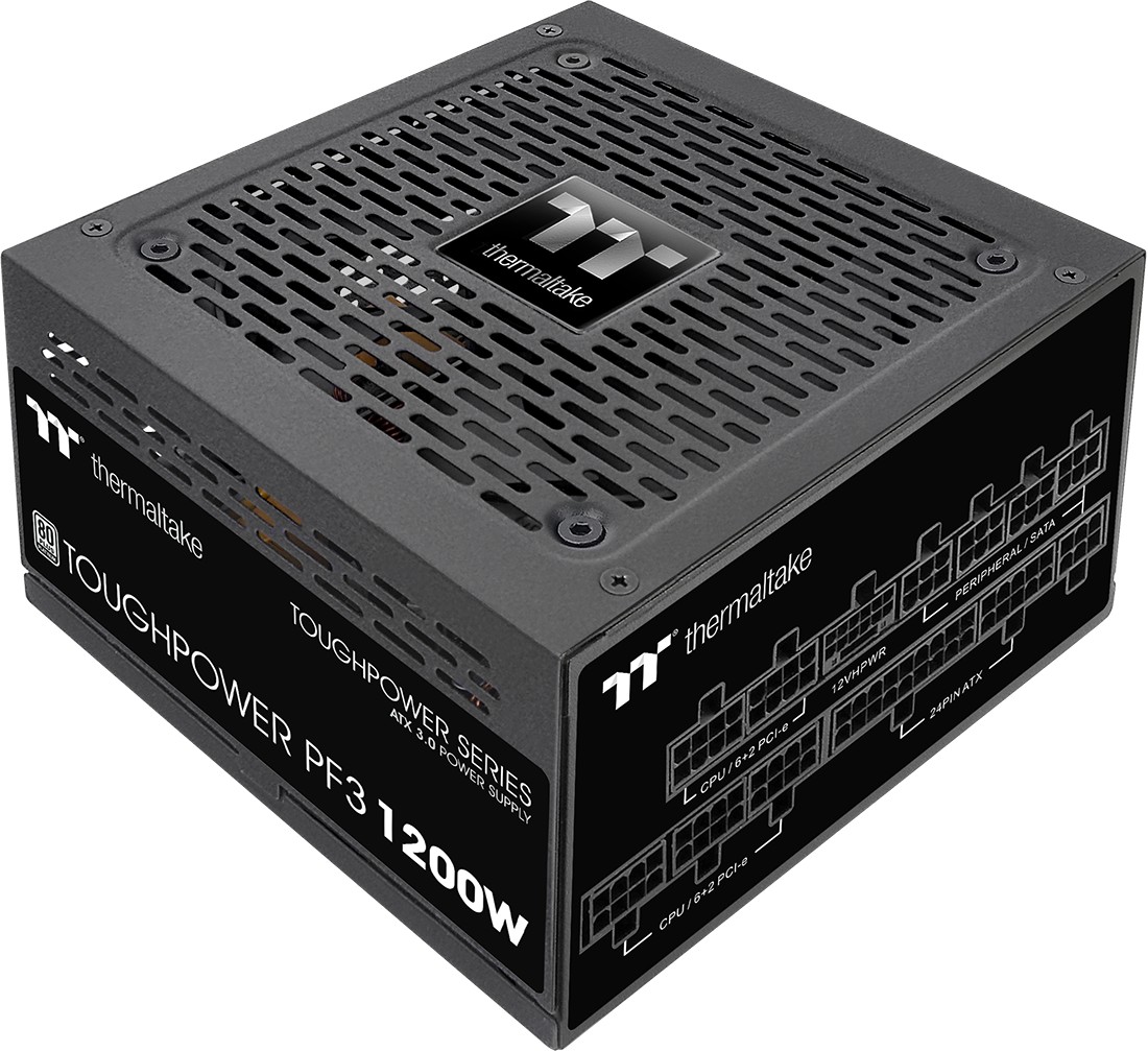 Блок питания 1200 Вт, Thermaltake Toughpower PF3, 120 мм 80 Plus Platinum
