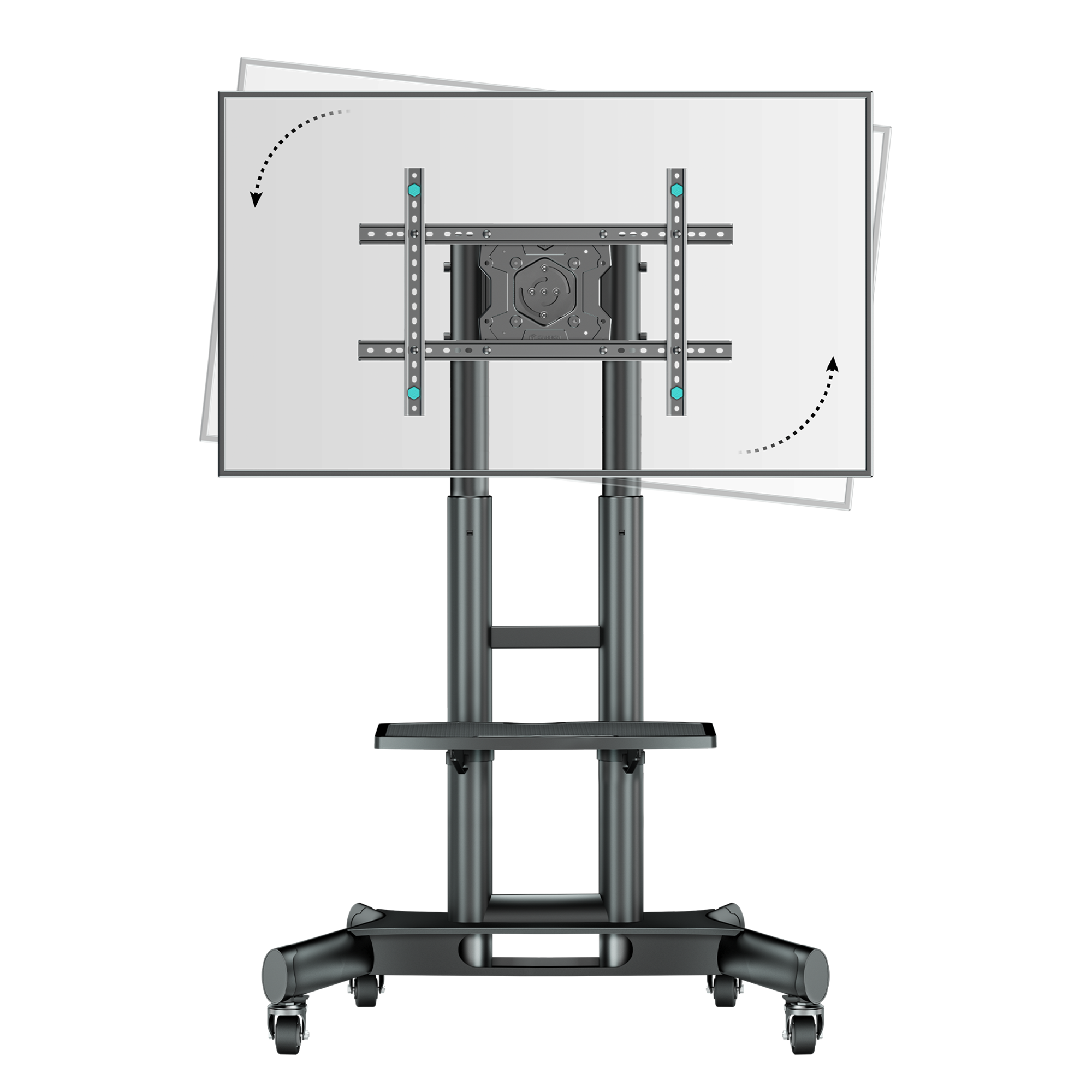 

Мобильная стойка для телевизоров ONKRON TS1551R, 40"-75", VESA 100x100мм-600x400мм, наклонный, поворотный, до 50 кг, черный (TS1551R), TS1551R