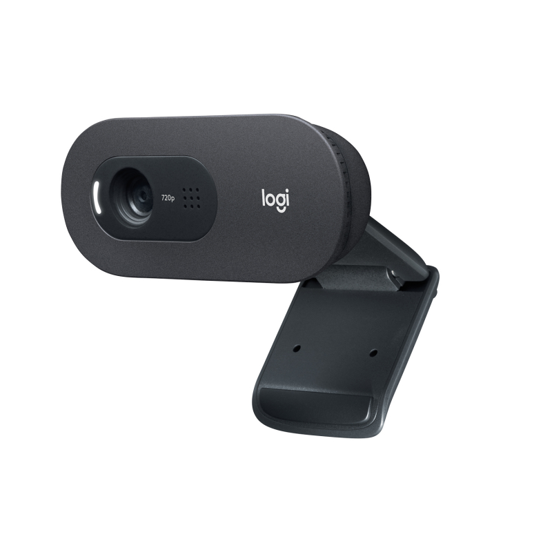 

Вебкамера Logitech C505e HD, 1.2 MP, 1280x720, встроенный микрофон, USB 2.0, черный (960-001373), C505e HD