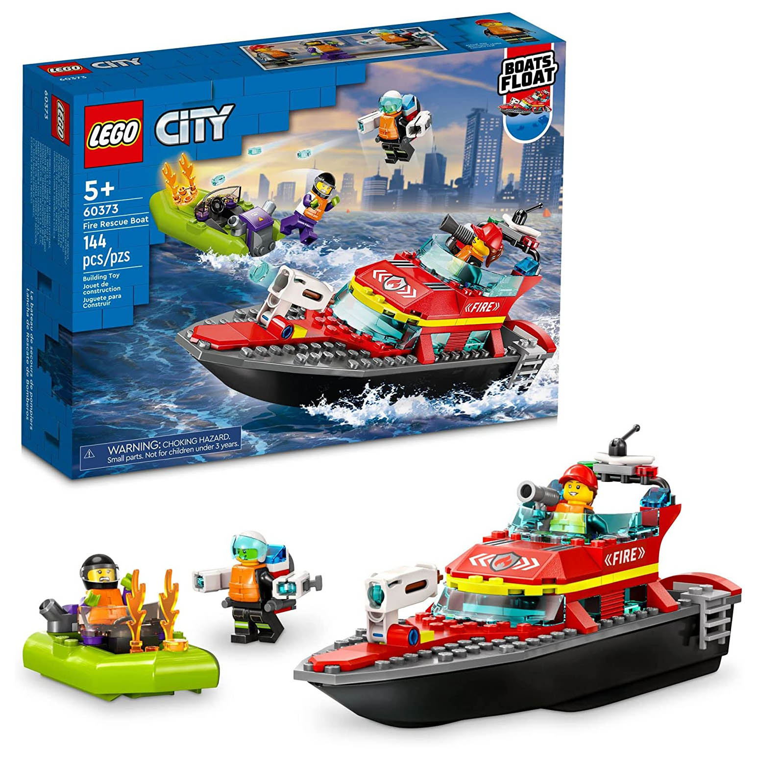 Конструктор LEGO City Fire Lifeboat Fire, деталей: 144