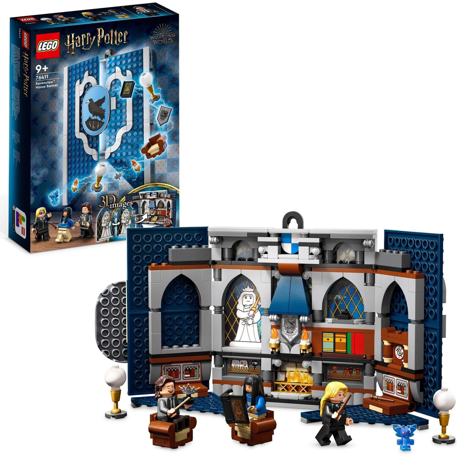 

Конструктор LEGO Harry Potter Ravenclaw House Banner, деталей: 305 (76411), Harry Potter Ravenclaw House Banner