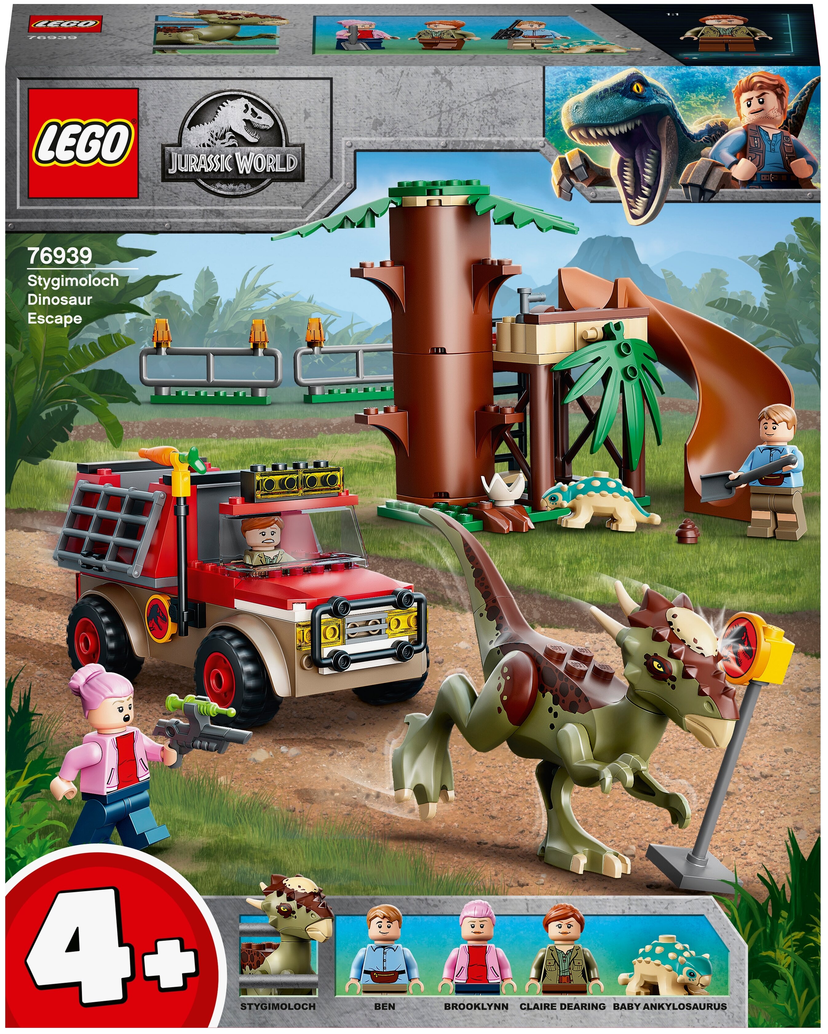 

Конструктор LEGO Stygimoloch Dinosaur Escape, деталей: 129 (76939), Stygimoloch Dinosaur Escape