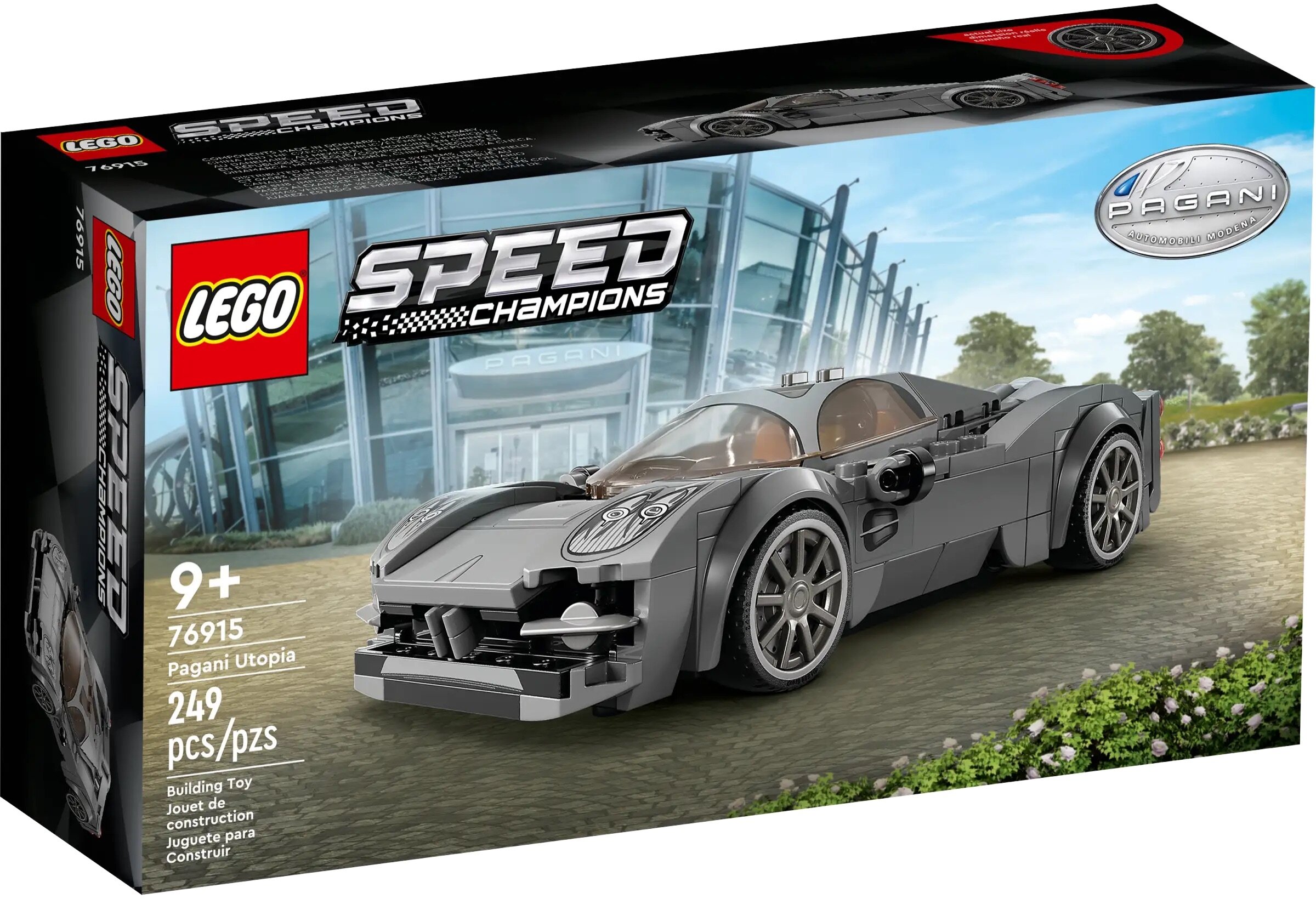 

Конструктор LEGO Speed Champions Pagani Utopia, деталей: 249 (76915), Speed Champions Pagani Utopia