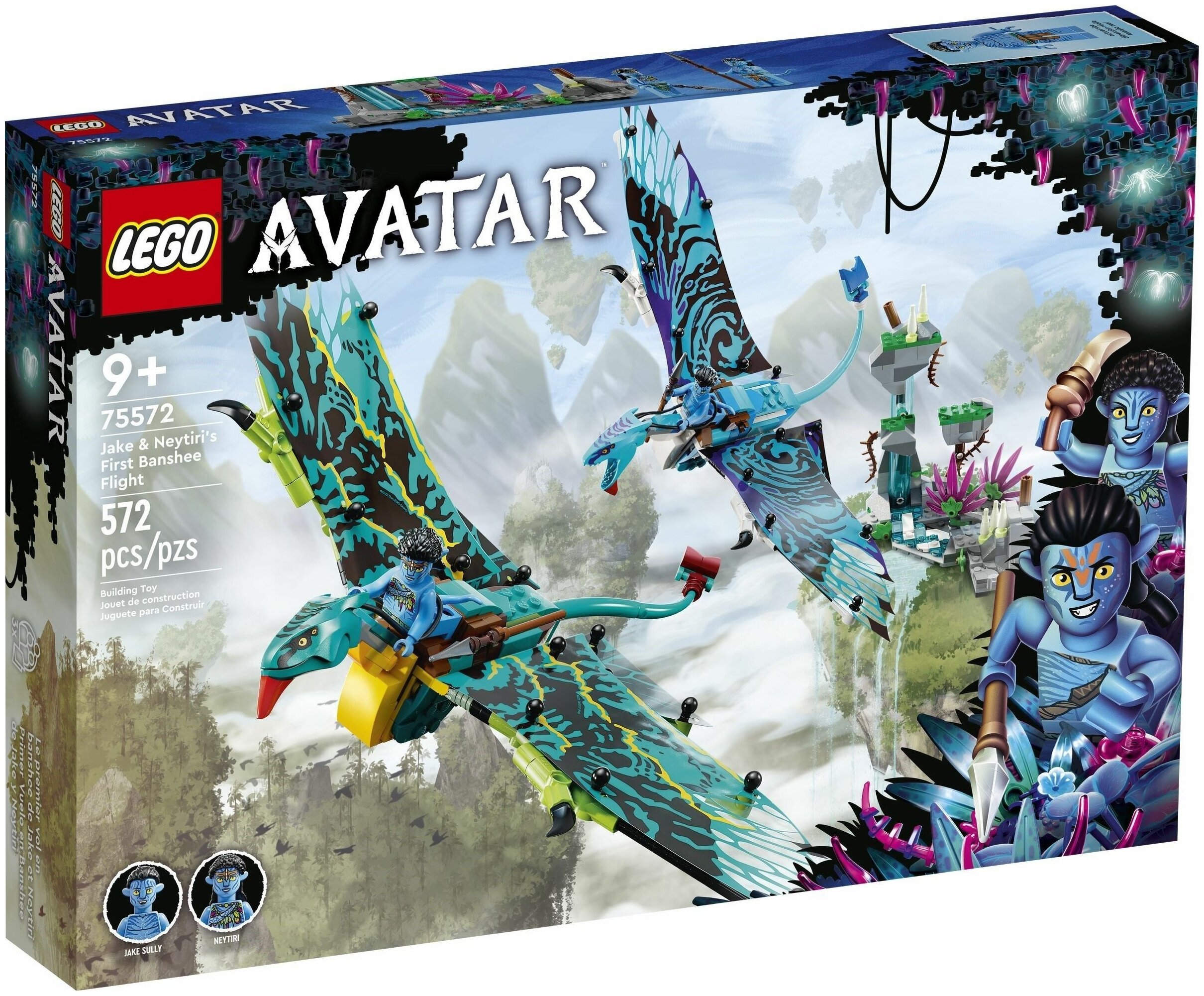 Конструктор LEGO Avatar Jake & Neytiri’s First Banshee Flight, деталей: 572