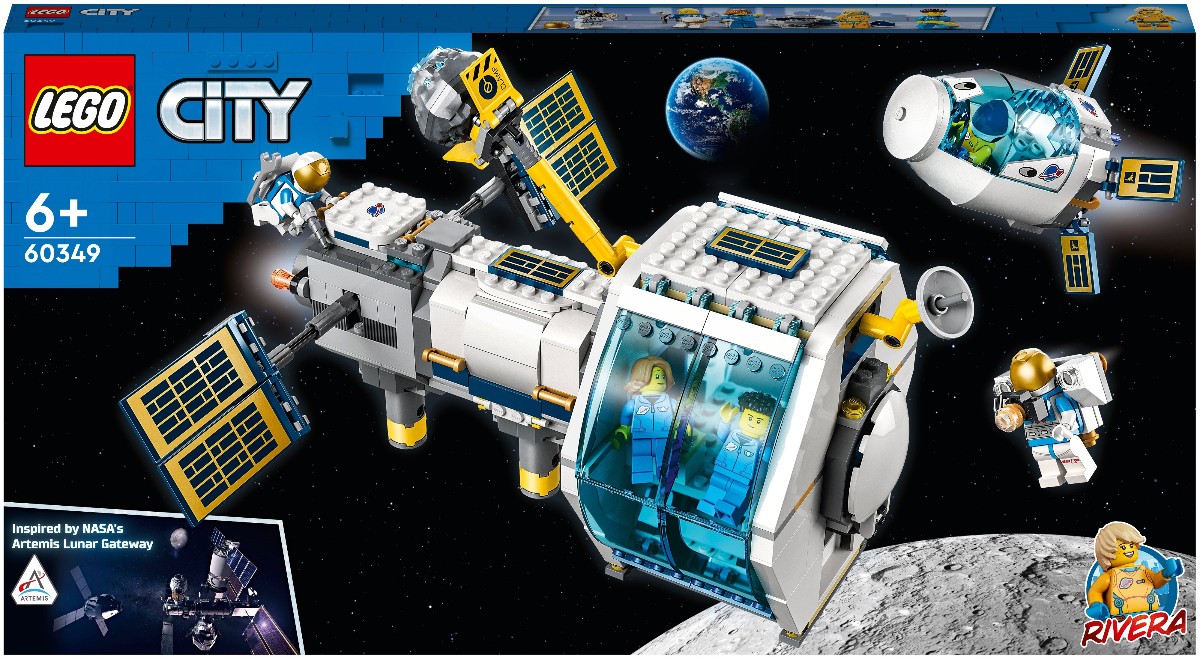Конструктор LEGO City Space Port Лунная космическая станция, деталей: 500