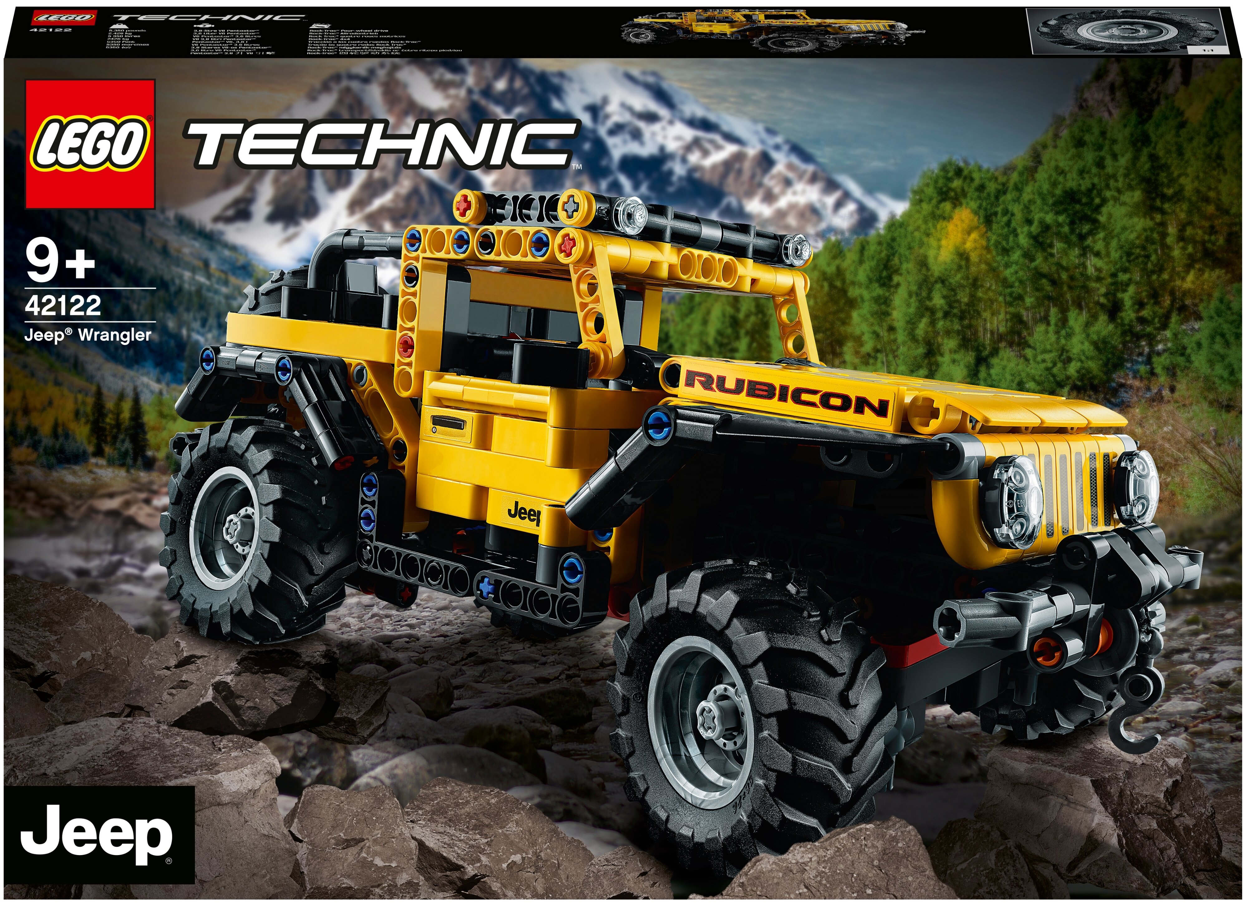 

Конструктор LEGO Technic Jeep Wrangler, деталей: 665 (42122), Technic Jeep Wrangler