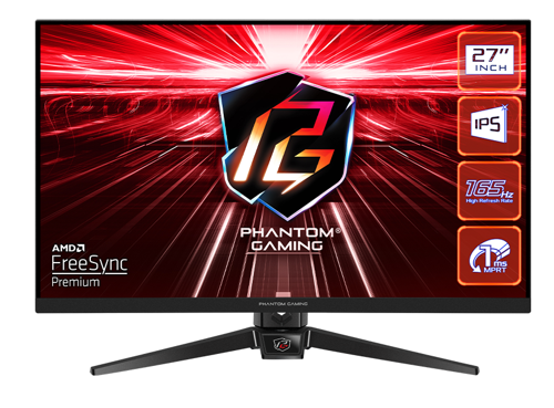 

Монитор 27" ASRock Phantom Gaming PG27FF1A IPS, 1920x1080 (16:9), 250кд/м2, 165 Гц, 1 мс, 178°/178°, HDMI, DisplayPort, черный (PG27FF1A), PG27FF1A