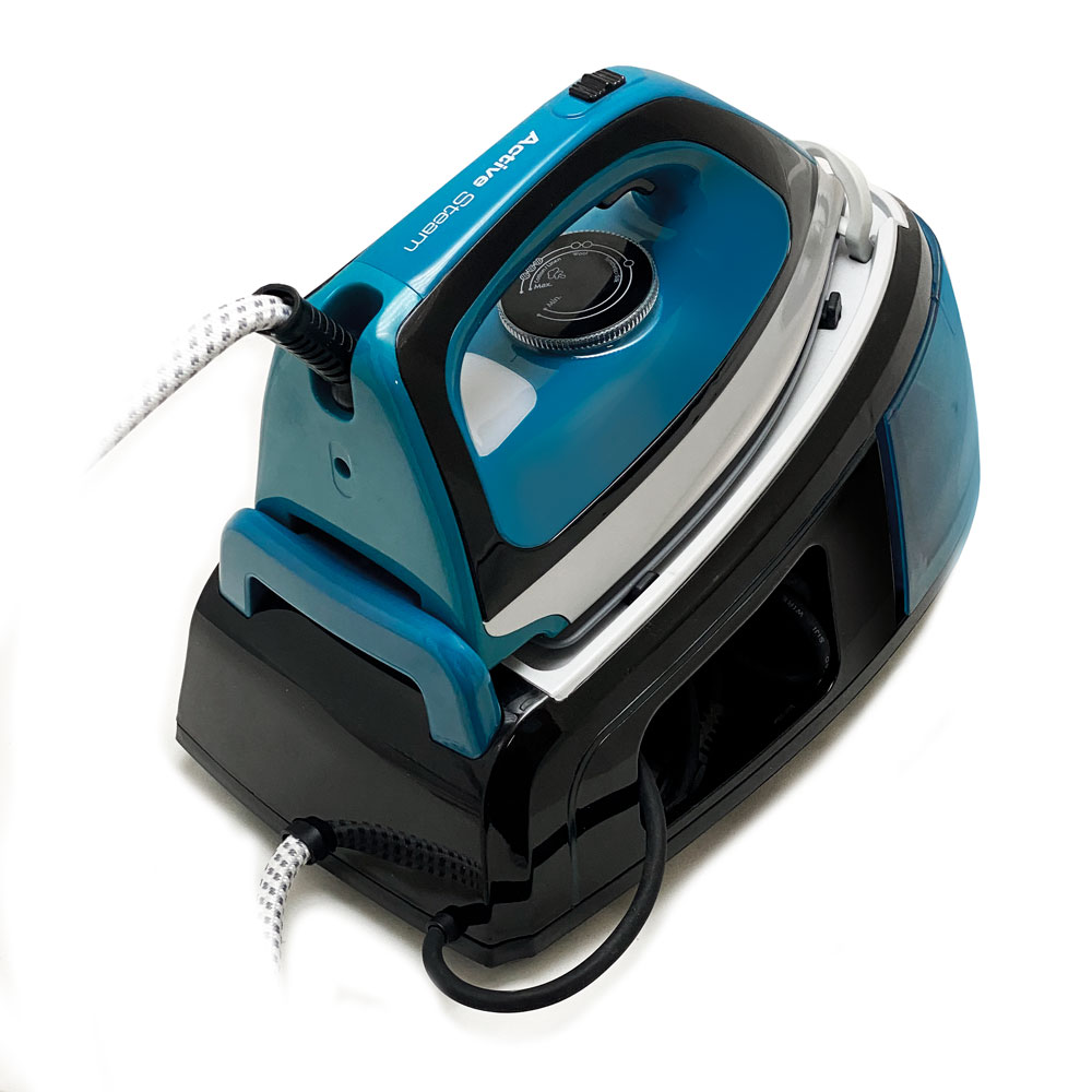 Парогенератор Ginzzu 28Z014 2.25 кВт, черный/голубой, цвет черный/голубой