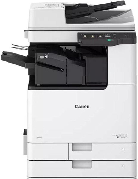 МФУ лазерный Canon imageRUNNER 2745i , A3, ч/б, 45 стр/мин (A4 ч/б), 22 стр/мин (A3 ч/б), 1200x1200 dpi, дуплекс, ДАПД-100 листов, сетевой, Wi-Fi, USB, белый/черный, требуется запуск через АСЦ (5527C002), цвет белый/черный - фото 1