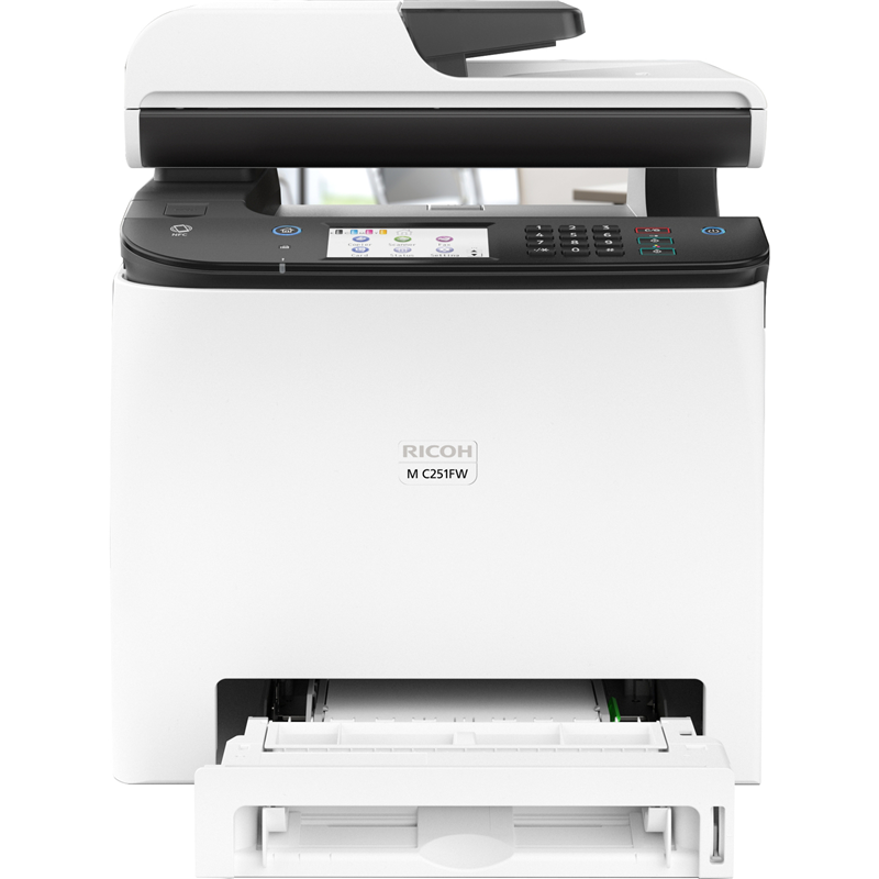 

МФУ лазерный Ricoh M C251FW, A4, цветной, 25 стр/мин (A4 ч/б), 25 стр/мин (A4 цв.), 600x600 dpi, дуплекс, ДАПД-50 листов, сетевой, Wi-Fi, USB, белый/черный (408545), C251FW