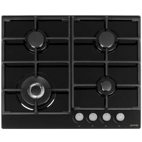 

Газовая варочная панель GORENJE, 4 конфорки, черный (GTW641AKB), Черная
