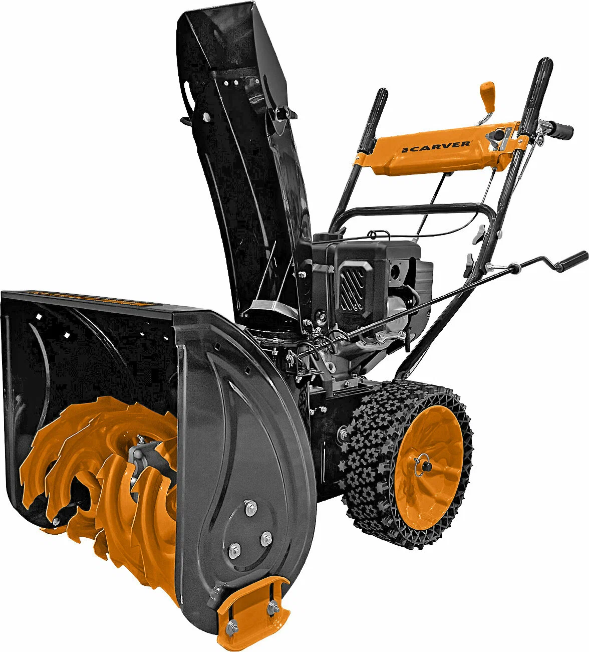 

Снегоуборщик Carver STG 7056W, 5.2 кВт, 7 л.с., бензиновый, электростартер, фара, 72 кг (01.017.00016), STG 7056W