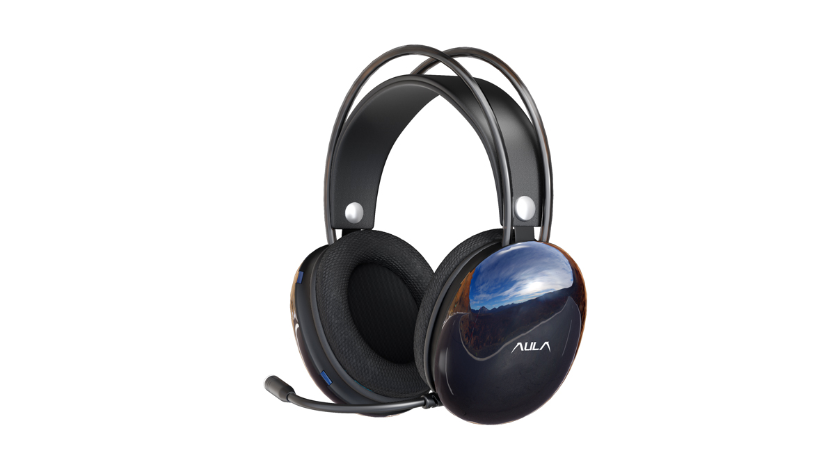 

Проводная гарнитура AULA S505, USB, черный (S505), S505