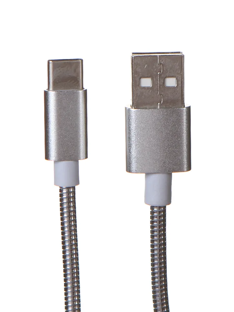 

Кабель USB-USB Type-C, 1 м, серебристый, Red Line S7 (УТ000031700)