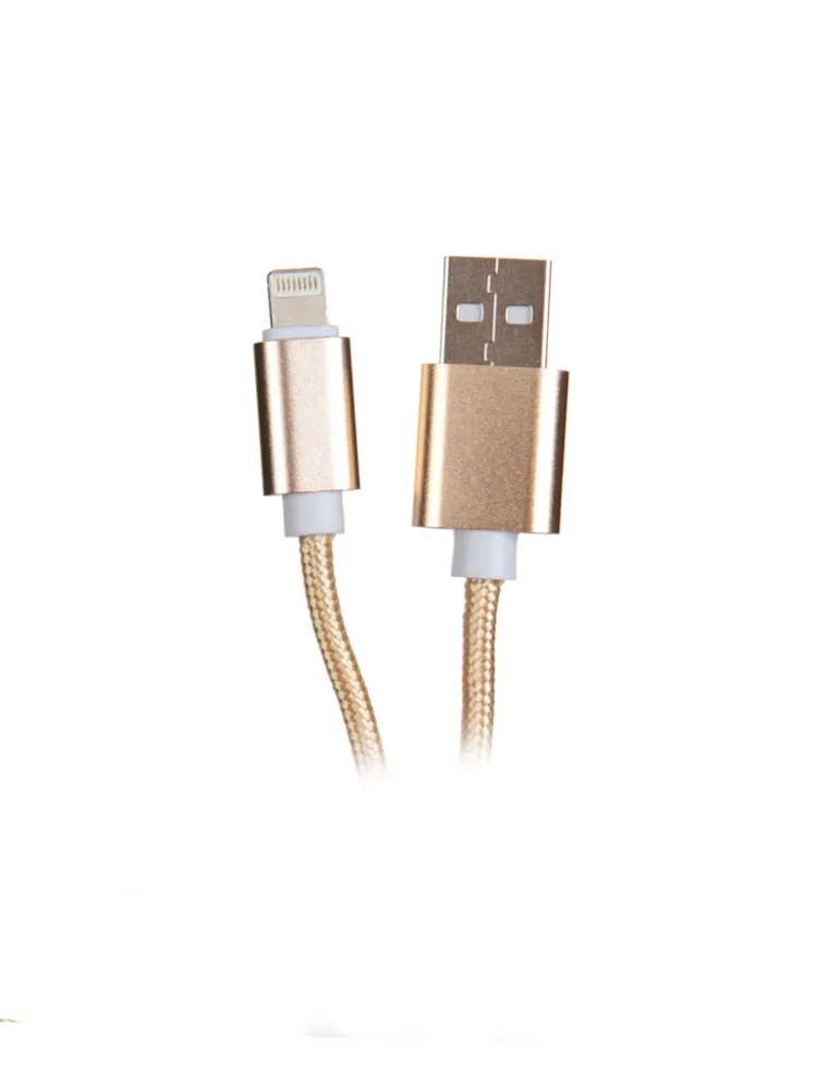 

Кабель USB-Lightning 8-pin, 2А, 1 м, золотистый, Red Line (УТ000035970)