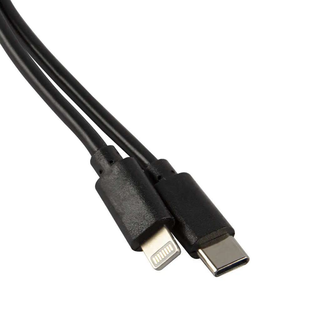 

Кабель USB Type-C-Lightning 8-pin, 3А, 1 м, черный, MB mobility (УТ000025655)