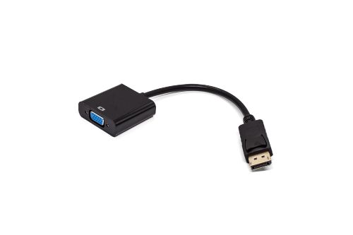 

Переходник (адаптер) DisplayPort(20M)-VGA(15F), 15 см, черный Fillum (FL-A-DPM-VGAF-0.15M)