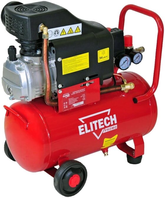 Компрессор воздушный Elitech КПМ 400/25 Промо, 24 л, 230л/мин