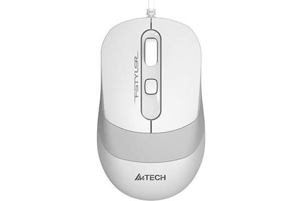 

Мышь проводная A4Tech Fstyler FM10S, 1600dpi, оптическая светодиодная, USB, белый/серый (FM10S USB WHITE), Fstyler FM10S