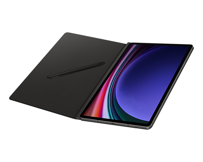 

Чехол Samsung Smart Book Cover для планшета Samsung Galaxy Tab S9+, полиуретан, черный (EF-BX810PBEGRU)