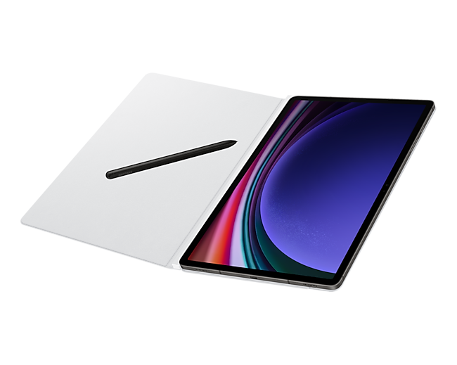

Чехол Samsung Smart Book Cover для планшета Samsung Galaxy Tab S9+, полиуретан, белый (EF-BX810PWEGRU)