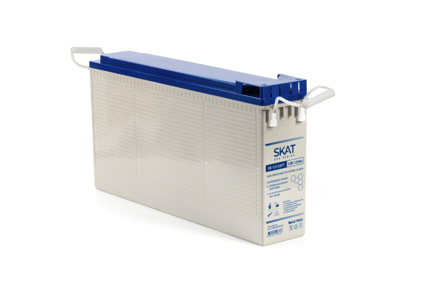 

Аккумуляторная батарея для ИБП Бастион Skat SB 12125FT, 12V, 125Ah (8996), Серый, SB 12125FT