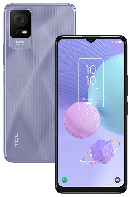 

Смартфон TCL 405, 6.6" 720x1600 IPS, MediaTek Helio G25, 2Gb RAM, 32Gb, 3G/4G, NFC, Wi-Fi, BT, 2xCam, 2-Sim, 5000 мА⋅ч, USB Type-C, Android 12 Go, фиолетовый (TCL-T506D1-3BLCRU1), 405