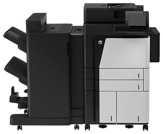 МФУ лазерный HP LaserJet Enterprise Flow M830z, A3, ч/б, 56стр/мин (A4 ч/б), 28стр/мин (A3 ч/б), 1200x1200dpi, дуплекс, ДАПД-200 листов, факс, сетевой, USB (CF367A) - фото 1