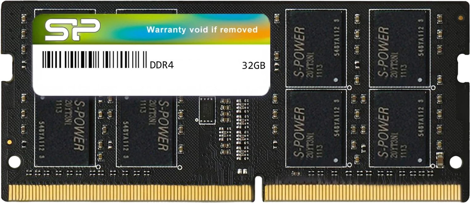 

Память DDR4 SODIMM 32Gb, 3200MHz, CL22, 1.2V, Silicon Power (SP032GBSFU320X02) Retail, SP032GBSFU320X02