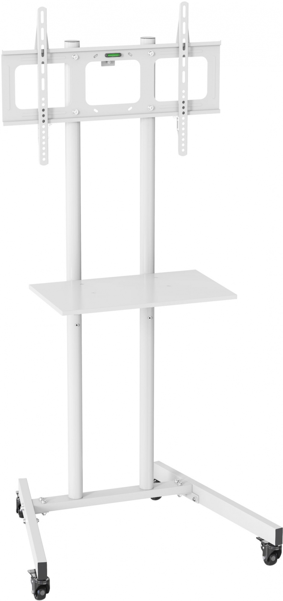 

Мобильная стойка для телевизоров Cactus CS-ST04, 37"-70", VESA 100x100мм-500х400мм, до 68 кг, белый (CS-ST04WT), CS-ST04