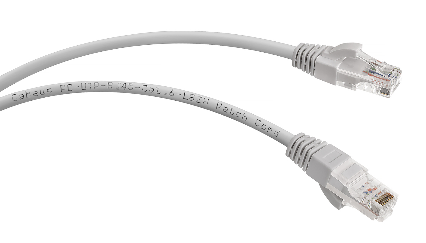 

Патч-корд UTP кат.6, 3 м, RJ45-RJ45, серый, CU, LSZH, Cabeus (PC-UTP-RJ45-CAT.6-3M-LSZH)
