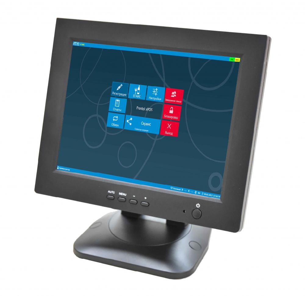 

POS-монитор АТОЛ LM10, 10", VGA, черный (40979), LM10