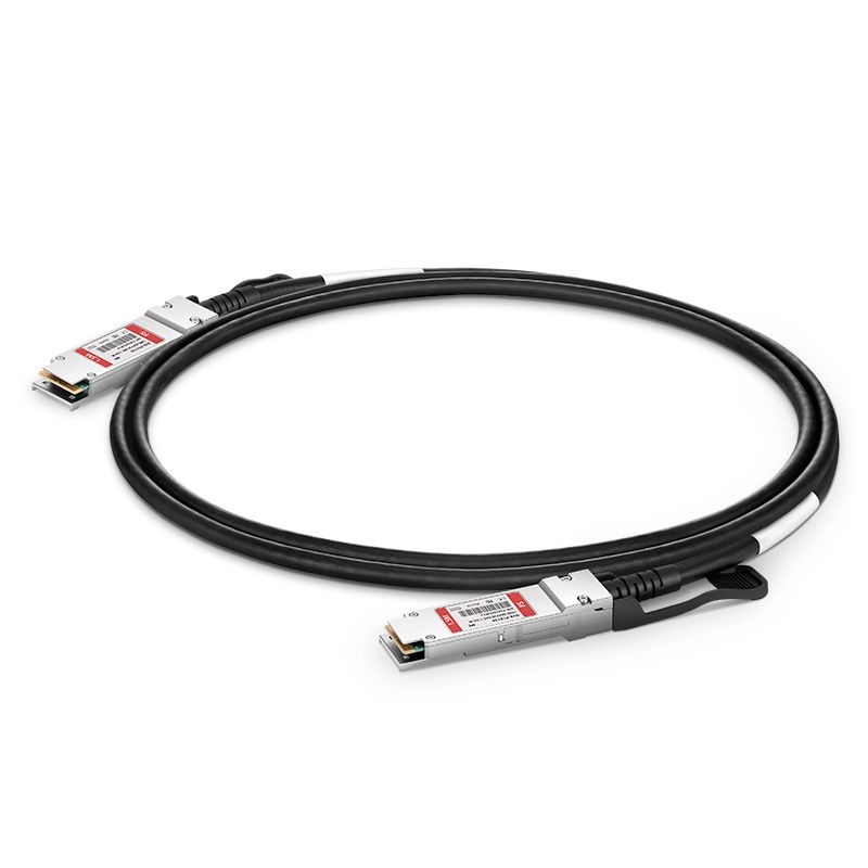 Кабель DAC InfiniBand FS MCP1600-E01AE30, QSFP28-QSFP28, 100 Гбит/с, 1.5 м, черный (Q28-PC015E)