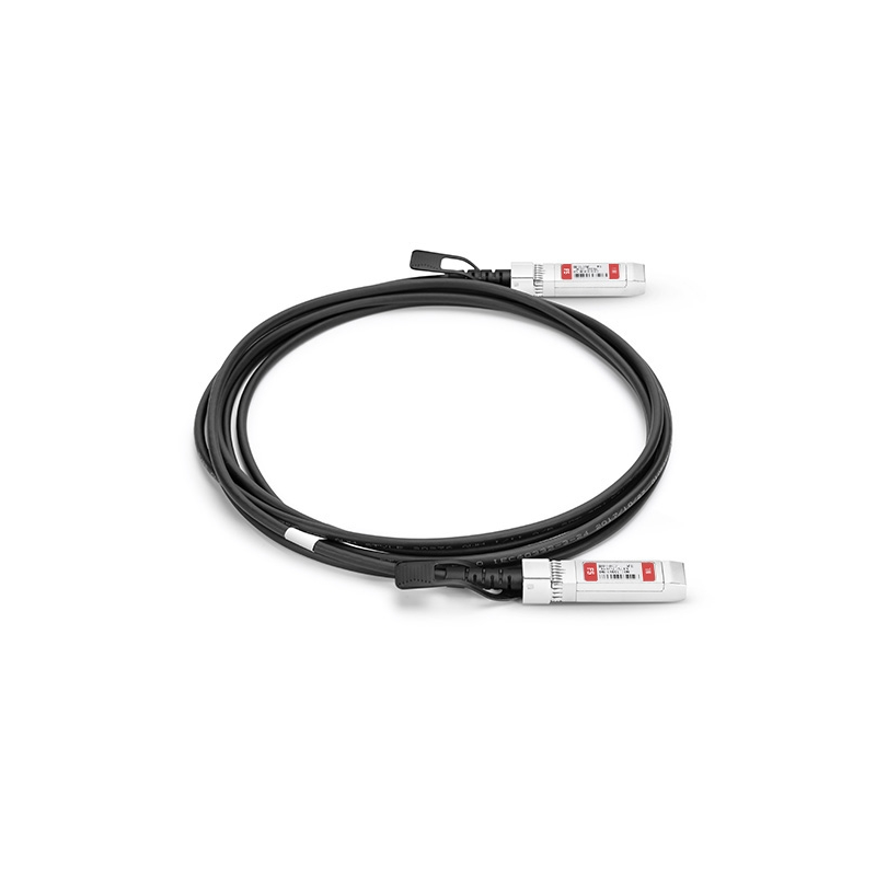 Кабель DAC FS MCP2100-X001A, SFP+-SFP+, 10 Гбит/с, 1 м, черный (SFPP-PC01)