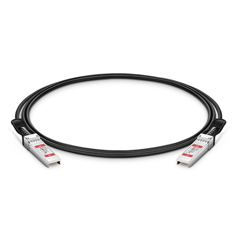 Кабель DAC FS MCP2M00-A001, SFP28-SFP28, 25 Гбит/с, 1 м, черный (S28-PC01)