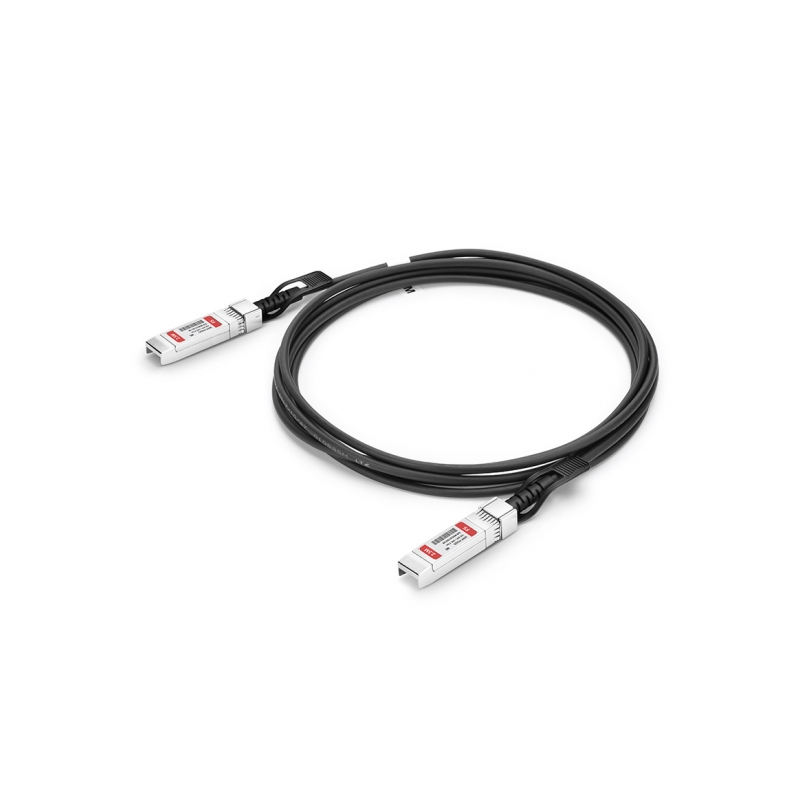 Кабель DAC FS MCP21J3-X02AA, SFP+-SFP+, 10 Гбит/с, 2.5 м, черный (SFPP-PC025)