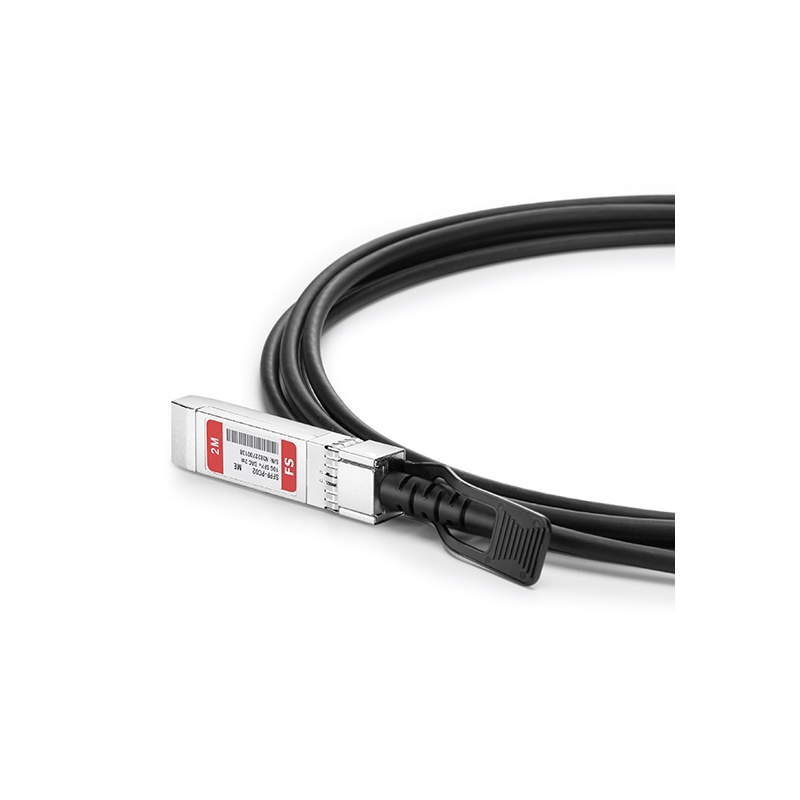 

Кабель DAC FS MC3309130-002, SFP+-SFP+, 10 Гбит/с, 2 м, черный (SFPP-PC02), MC3309130-002