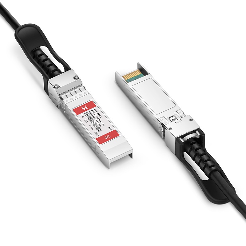 Кабель DAC FS MCP2M00-A002, SFP28-SFP28, 25 Гбит/с, 2 м, черный (S28-PC02)