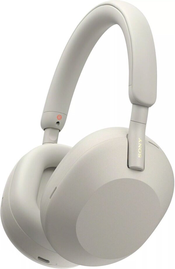 Беспроводная гарнитура Sony WH-1000XM5, серебристый (WH1000XM5/S)