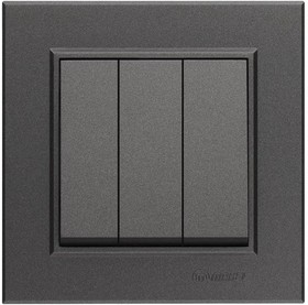 

Выключатель Makel Karea, 3кл., открытый монтаж, в сборе, дымчатый (56050091)