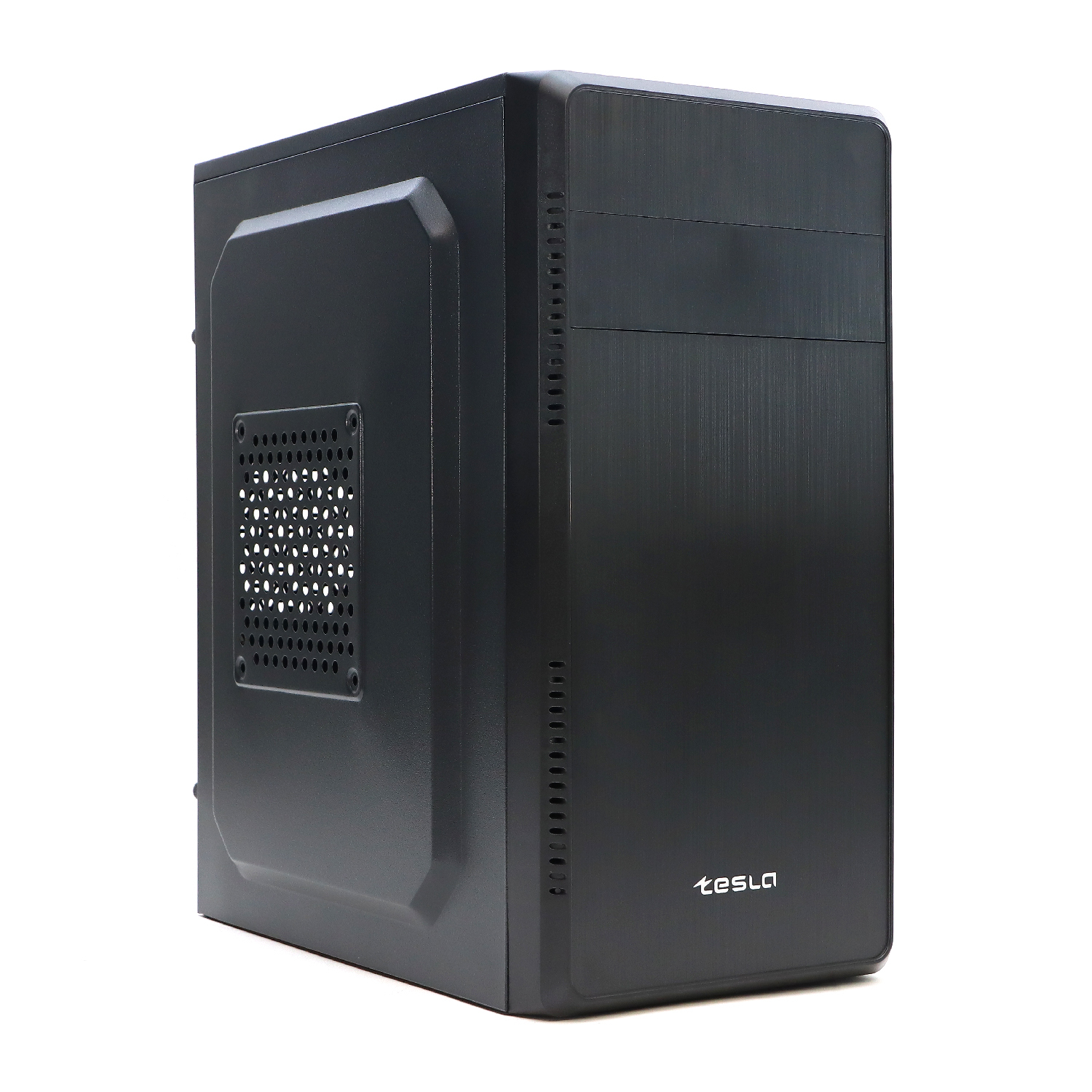 Корпус TESLA 1703BM, Mini-Tower, без БП, черный