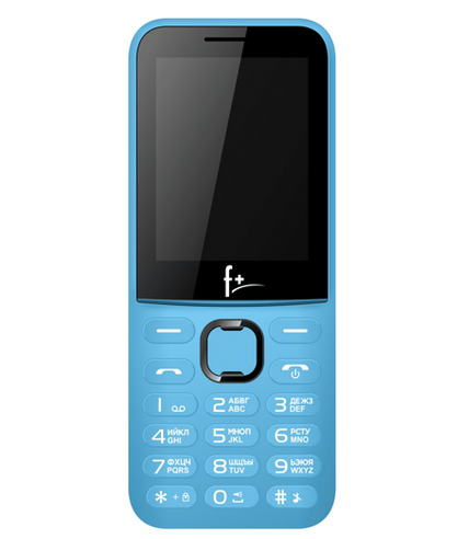 

Мобильный телефон F+ F240L, 2.4" 320x240 TFT, Unisoc SC8955, BT, 2-Sim, 1000 мА·ч, micro-USB, Thread-X, голубой (F240L Light Blue), F240L