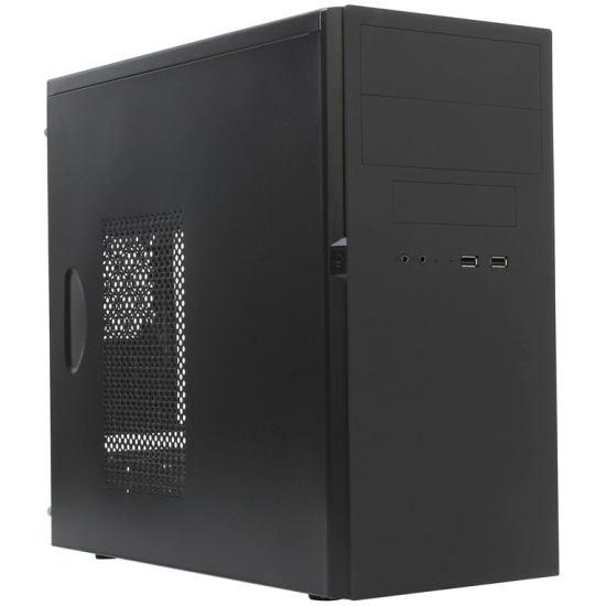 

Корпус Powerman ES725BK, mATX, Mini-Tower, черный, 450 Вт (ES725BK/6184448), ES725BK
