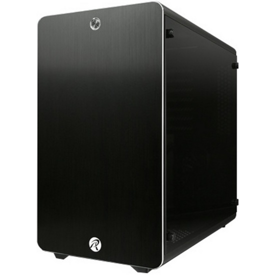 Корпус Raijintek THETIS BLACK WINDOW, Mini-Tower, без БП, черный